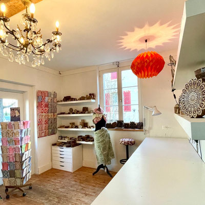 Blockprint Atelier Wädenswil, Textildruck Kurse mit indischen Holzstempel