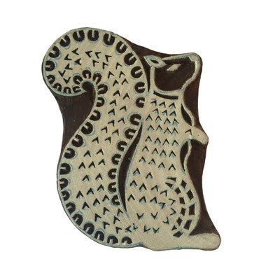 Holzstempel Eichhorn für Textildruck erhältlich über den Onlineshop