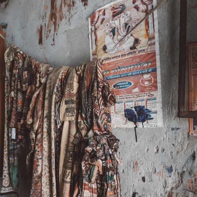 Stilleben Block Print Atelier Indien Bagru.