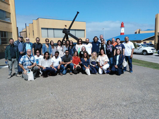 Participants during a field trip to the Chilean Navy Data Centre. Photo credit: IOI-TC-LAC