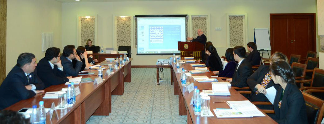 The class during Dr. Awni Behnam’s (IOI Honorary President) lecture on Governance