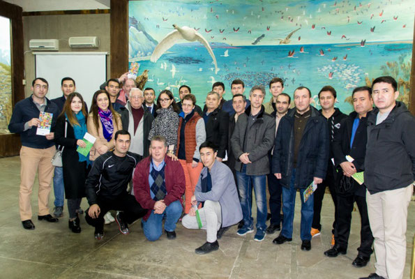 Class of 2018 during a fieldtrip/lecture. Photo credit: Bagtyyar Atabayev