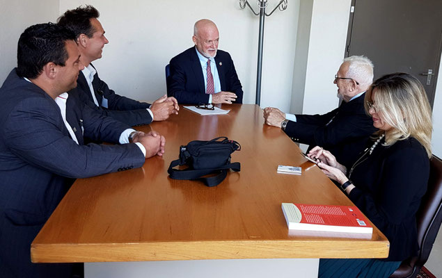 L-R: Alan Deidun, Peter Leder, Peter Thomson, Awni Behnam, Antonella Vassallo. Photo credit: A. Jaleel