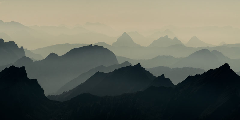 Blick vom Alpstein, Schweiz