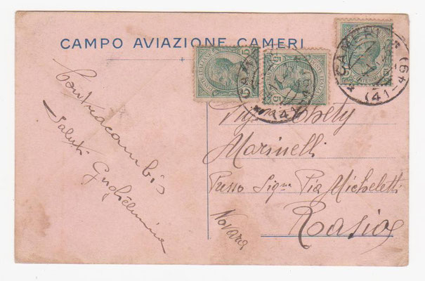 retro cartolina 4 / 11 / 1923