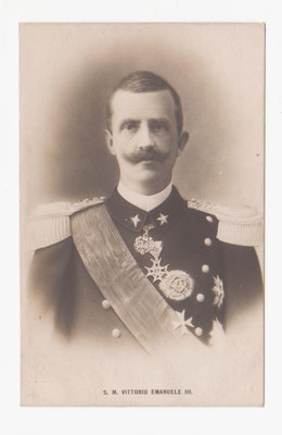 Cartolina Fotografica Re Vittorio Emanuele III