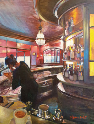 "Café Montparnasse" - 65 x 50 cm