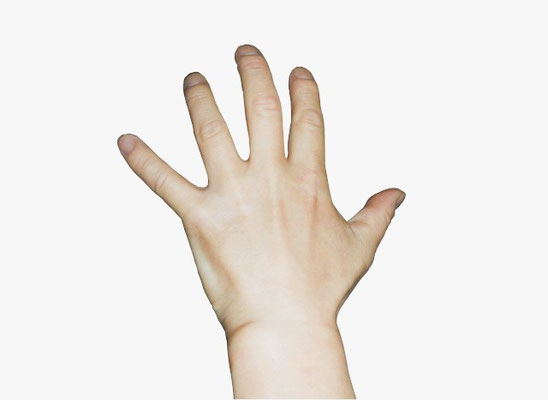 大きなボールを掴む手は、ピアノを弾く丸い手のイメージ画像