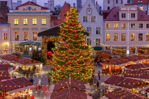 Best Christmas City Breaks in Europe - Tallinn Christmas Market  - Copyright kavalenkau