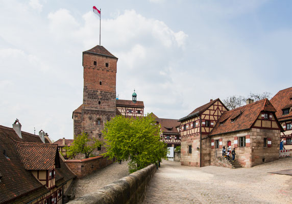 Nuremberg Castle in Nuremberg, Germany. Copyright muratart