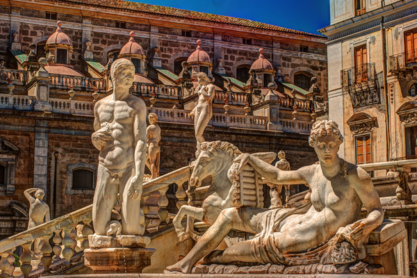 Sicily - European Best Destinations - Fountain of the Shame in Palermo Copyright Romas_Photo