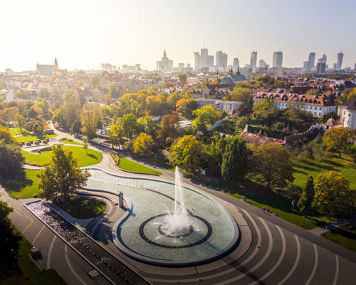 Warsaw European Best Destinations - Panorama in autumn_fot. Filip Kwiatkowski © City of Warsaw