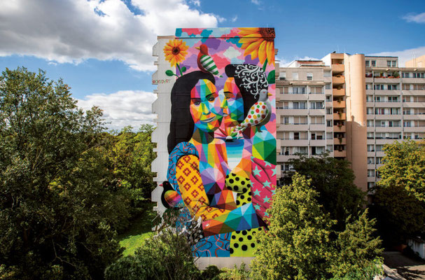 Mannheim European Best Destinations – OKUDA „Girl´s Love“ ©Alexander Krziwanie / STADT.WAND.KUNST