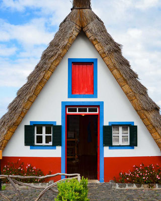 Santana traditional house, Madeira, Portugal