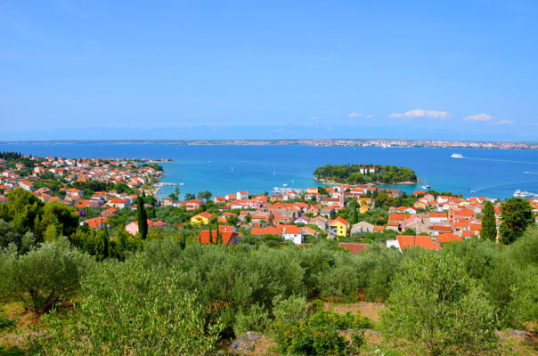 View of Preko and Zadar from the fortress of Ugljan Island - Copyright Matthieu Cadiou / European Best Destinations