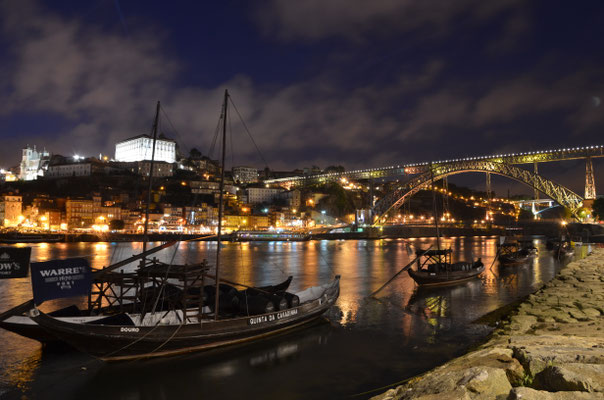 Porto at night from Cais de Gaia, Porto, Portugal © European Best Destinations