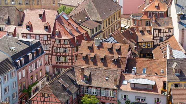 Colmar - Vue aérienne - Copyright Colmar Tourisme