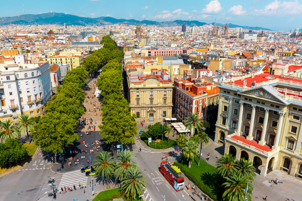 La Rambla, Barcelona- Copyright KavalenkavaVolha - Fotolia