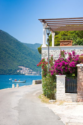 Main coastal street of Perast town. Bay of Kotor, Montenegro Copyright  Irina Papoyan