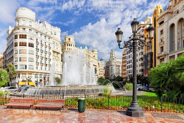 Cityscape of Valencia - third size population city in Spain - Copyright Brian Kinney