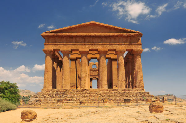 Sicily - European Best Destinations - Temple of Concordia in Sicily Copyright Cezary Wojtkowski