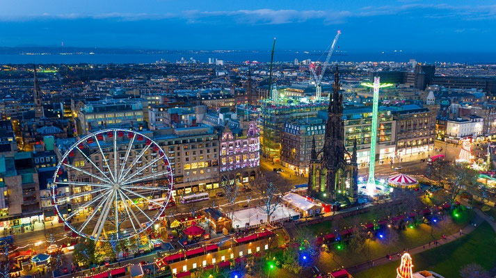 Best Christmas City Breaks in Europe - Edinburgh Christmas Market Copyright  Digital Triangle Creative Ltd small