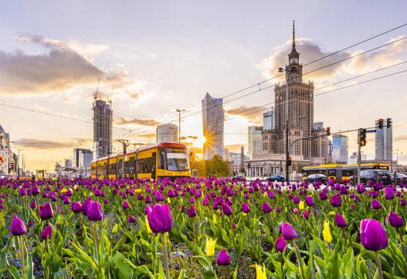 Warsaw European Best Destinations -Centre in Spring Copyright    - City of Warsaw