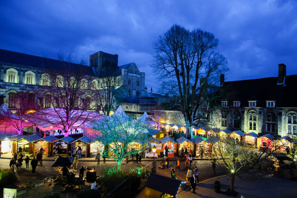 Winchester Cathedral's Christmas Market - Best Christmas Markets in the UK - Copyright winchester-cathedral.org.uk/christmas - European Best Destinations