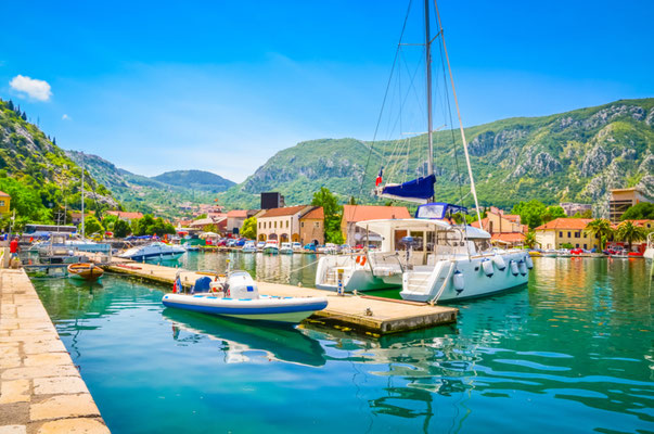 Old town port Kotor copyright Olena Z