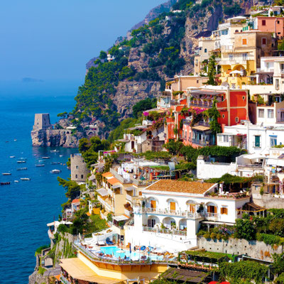 Positano on Amalfi Coast near Sorrento, Italy - Copyright ronnybas