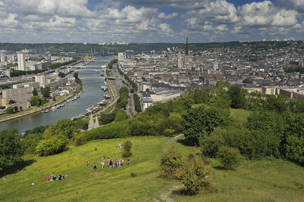 Panormic view over the city of Rouen - Copyright Rouen - Normandie Tourisme & Congrès