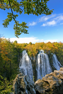 Plitvice Lakes in Croatia - national park in autumn - Copyright stjepann