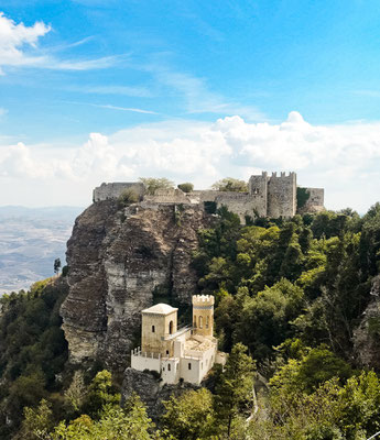 Sicily - European Best Destinations - Castle Erice in Italy - Copyright  Arcanion