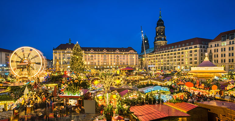 Christmas market in Dresden, Germany - By Mapics