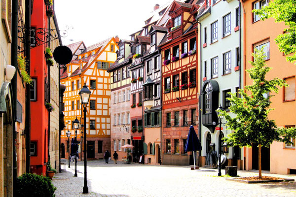 Half-timbered houses of the Old Town, Nuremberg, Germany Copyright JeniFoto