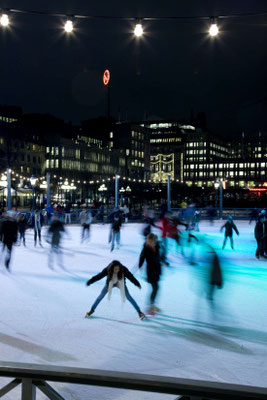 Ice skating in Stockholm  - Copyright Henrik Trygg / Visit Stockholm