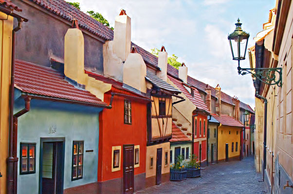 Golden Lane, Prague castle, Czech republic Copyright abxyz