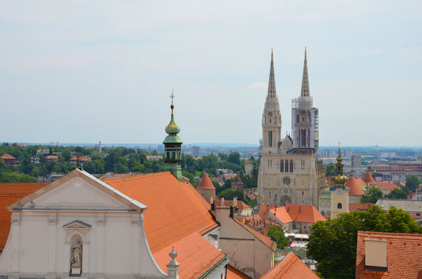 View of Zagreb from the Lotrscak Tower - Copyright European Best Destinations