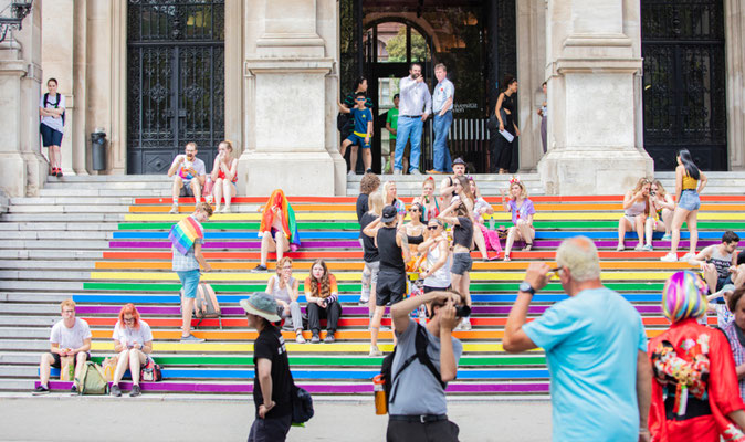 Vienna gay steps copyright Shutterstock Editorial BABAROGA