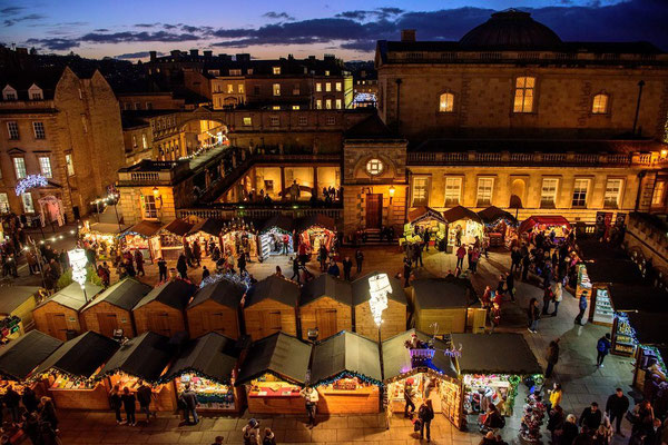 Bath Christmas Market - Best Christmas Markets in the UK - Copyright Bath Tourism Plus / bathchristmasmarket.co.uk