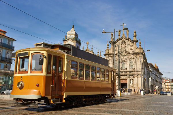Historical tram of Porto by S-F