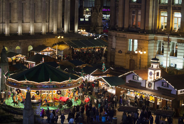 Best Christmas Markets in the UK  - Birmingham Christmas Market Copyright Visit Birmingham