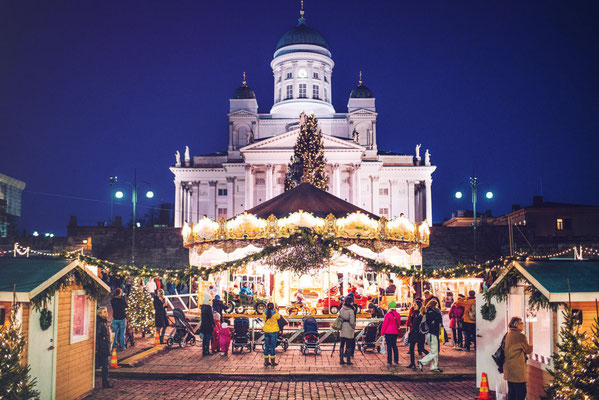 Helsinki Christmas Market Copyright Visit Helsinki - Jussi Hellsten