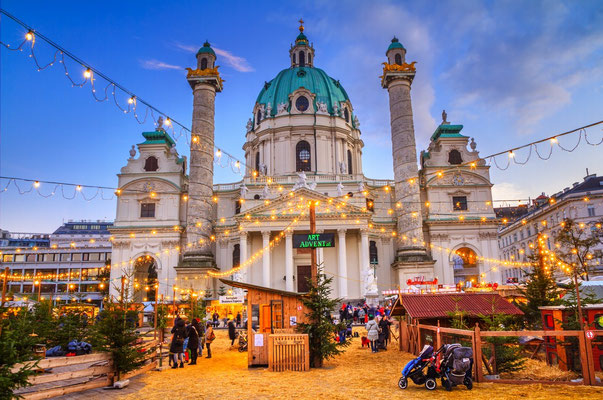 Best Christmas Markets in Europe - Vienna Christmas Market - Copyright Shutterstock editorial rustamank