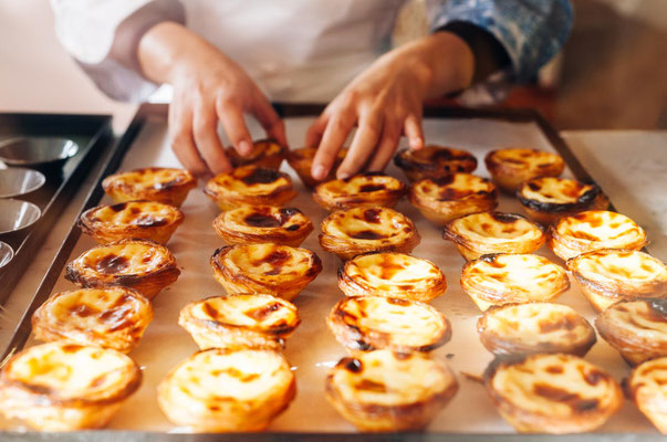 The famous Pasteis de nata - Copyright StrelnikAnd