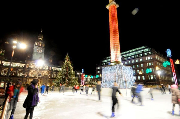 Best Christmas Markets in the UK  - Glasgow Christmas Market - Copyright Glasgow City Marketing Bureau