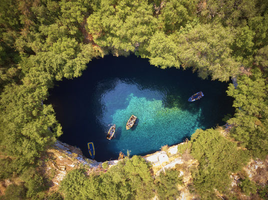 Melissani Cave , Kefalonia island, Greece - Copyright Kefalonia jordeangelovic