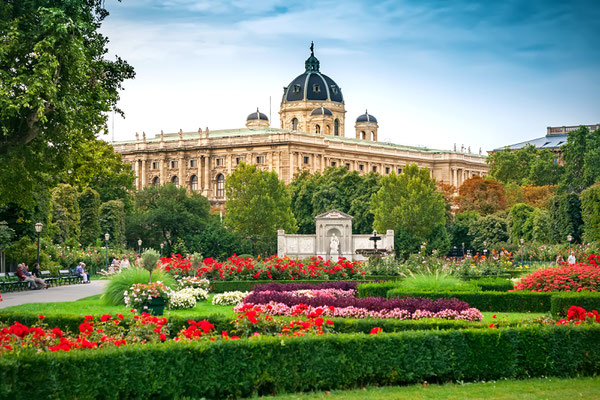 The Volksgarten (People's Garden) in Vienna, Austria Copyright Mariia Golovianko