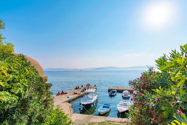 View of a pier with boats on sunny day in Zadar - Copyright asiastock