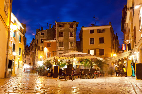 Old town of Rovinj by Oleg Podzorov